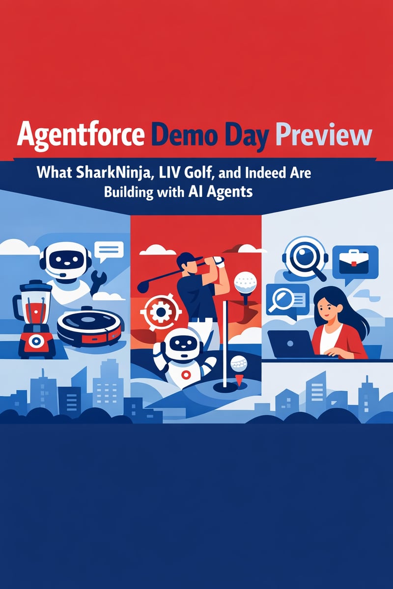 Agentforce Demo Day Preview: What SharkNinja, LIV Golf, and Indeed Are Building with AI Agents