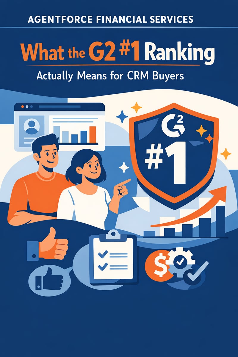 Agentforce Financial Services: What the G2 #1 Ranking Actually Means for CRM Buyers