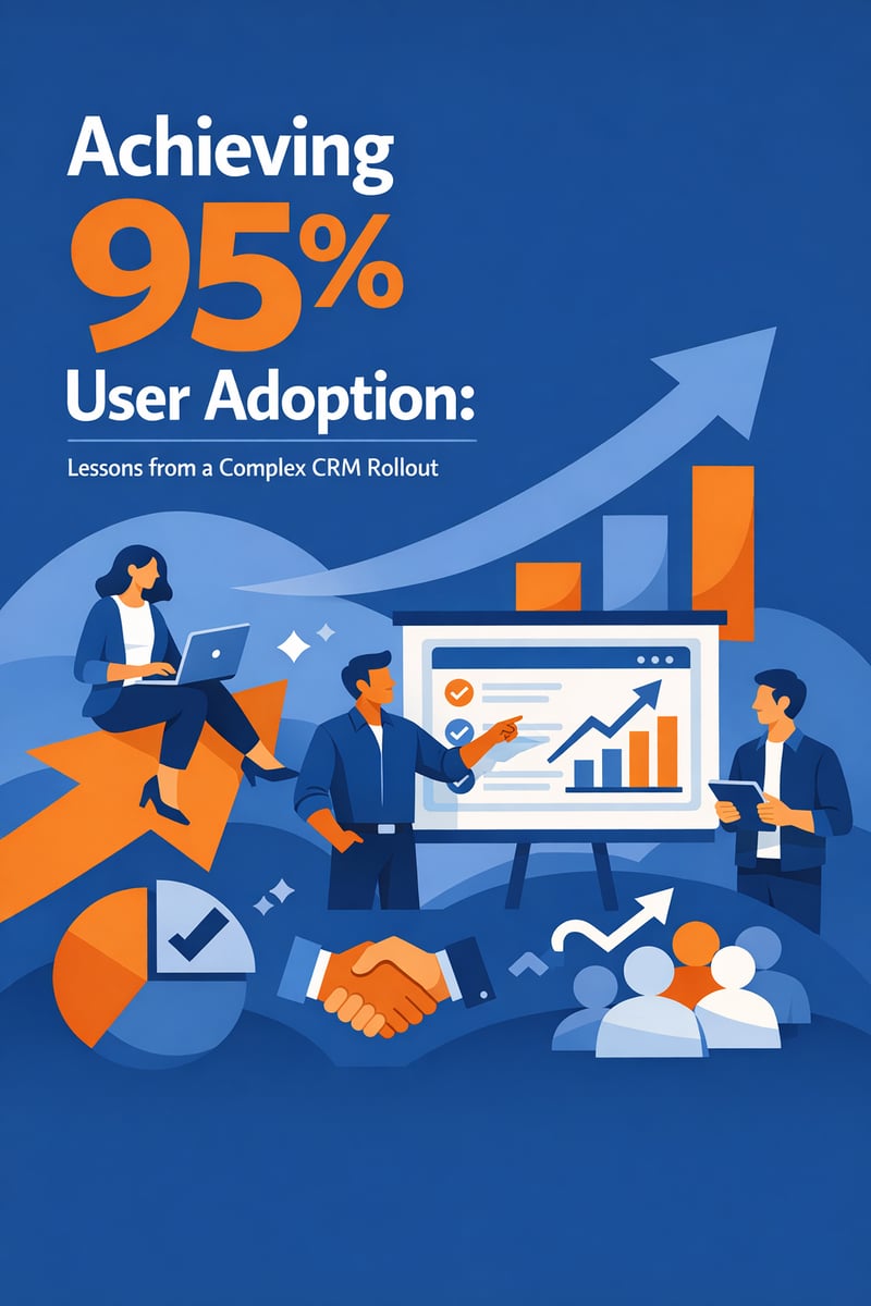 Achieving 95% User Adoption: Lessons from a Complex CRM Rollout