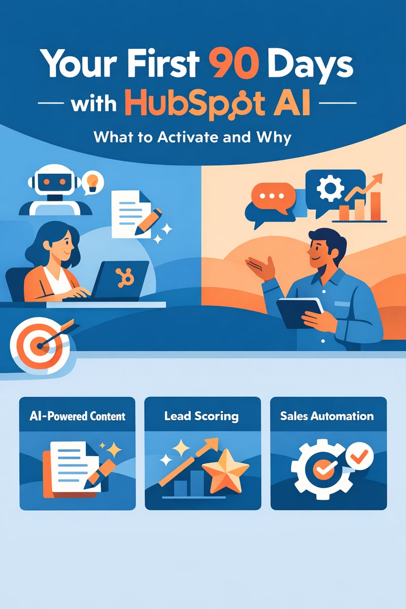Your First 90 Days with HubSpot AI: What to Activate and Why