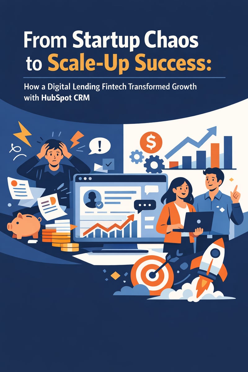 From Startup Chaos to Scale-Up Success: How a Digital Lending Fintech Transformed Growth with HubSpot CRM