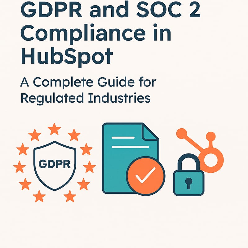 GDPR and SOC 2 Compliance in HubSpot: A Complete Guide for Regulated Industries