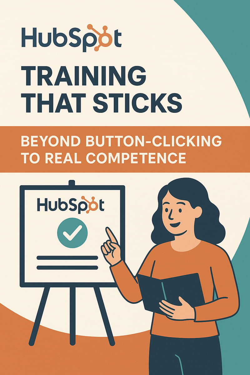 HubSpot Training That Sticks: Beyond Button-Clicking to Real Competence