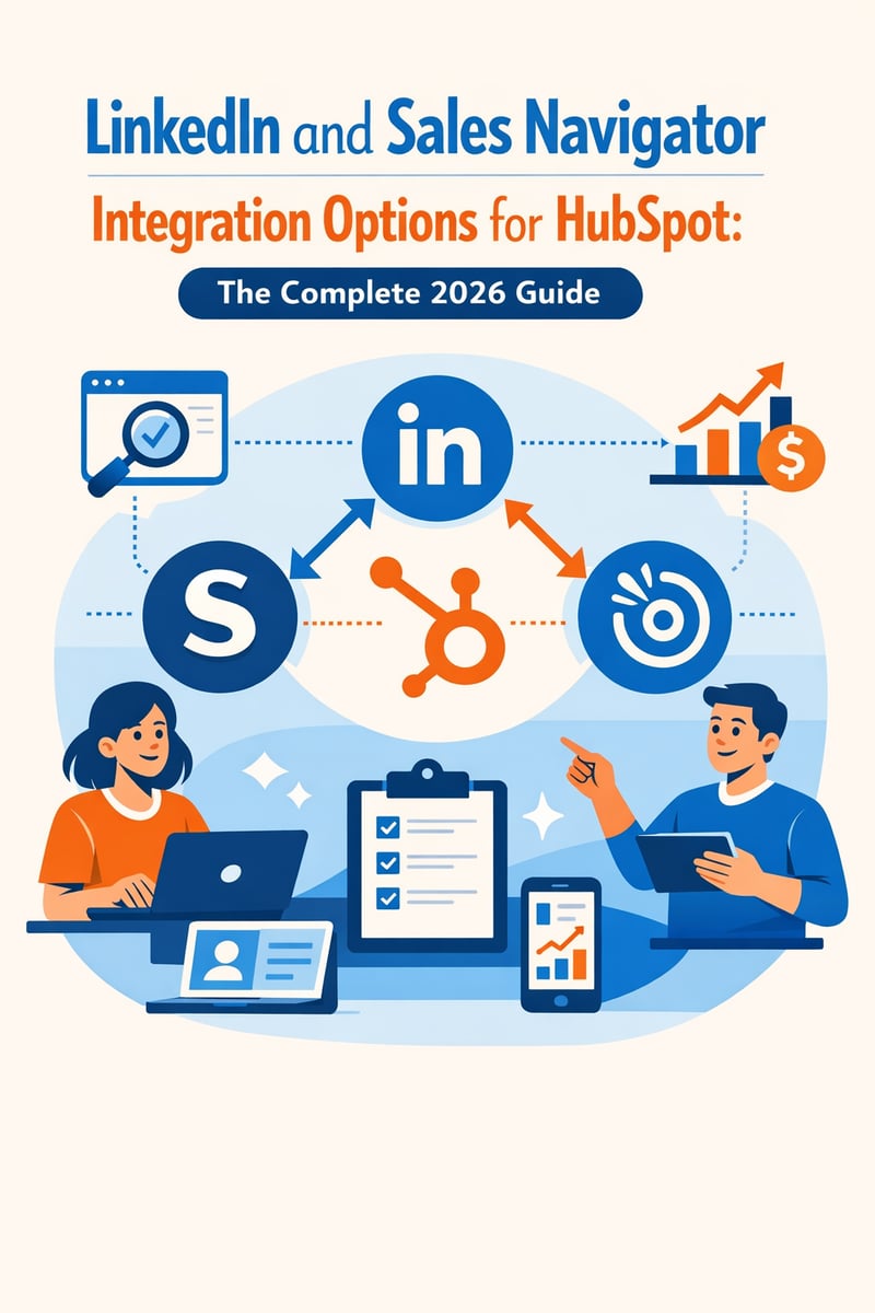 LinkedIn and Sales Navigator Integration Options for HubSpot: The Complete 2026 Guide