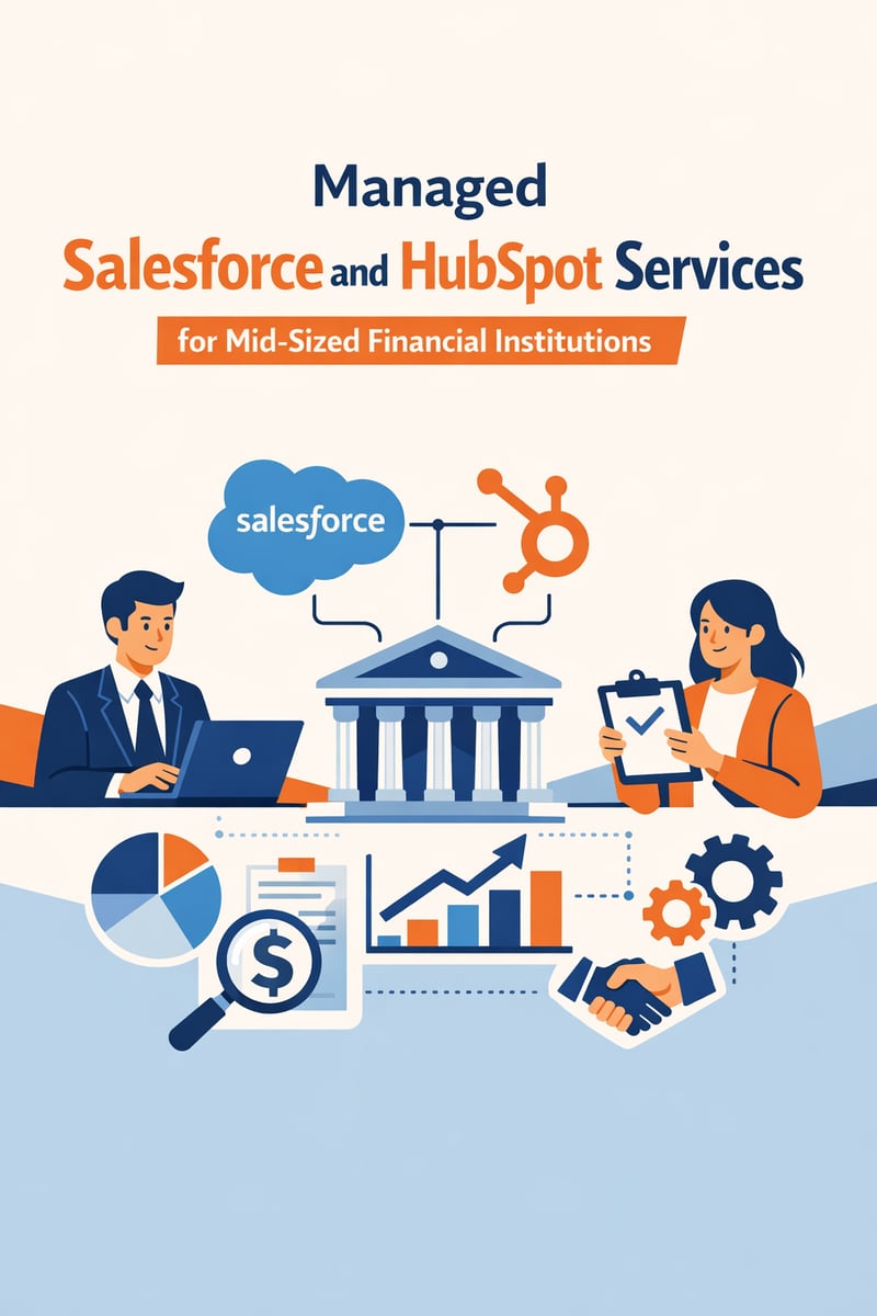 Managed Salesforce and HubSpot Services for Mid-Sized Financial Institutions