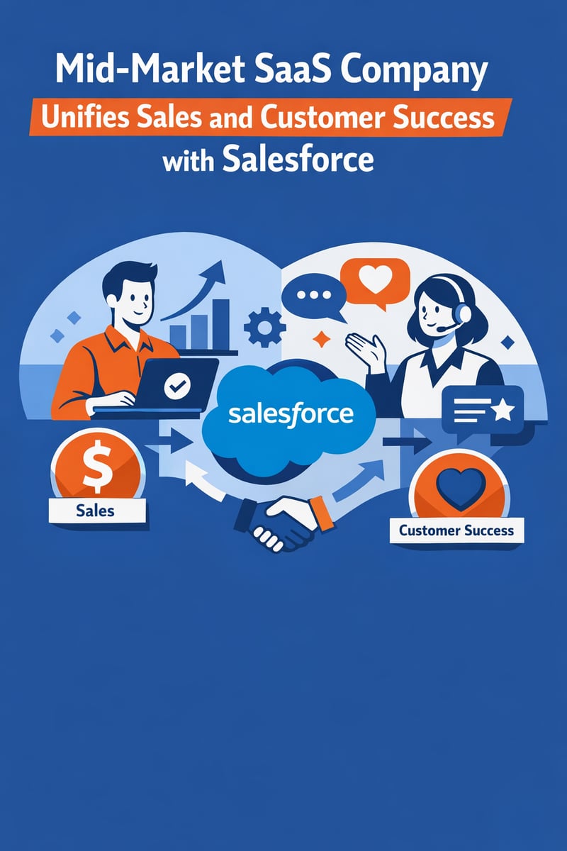 Mid-Market SaaS Company Unifies Sales and Customer Success with Salesforce
