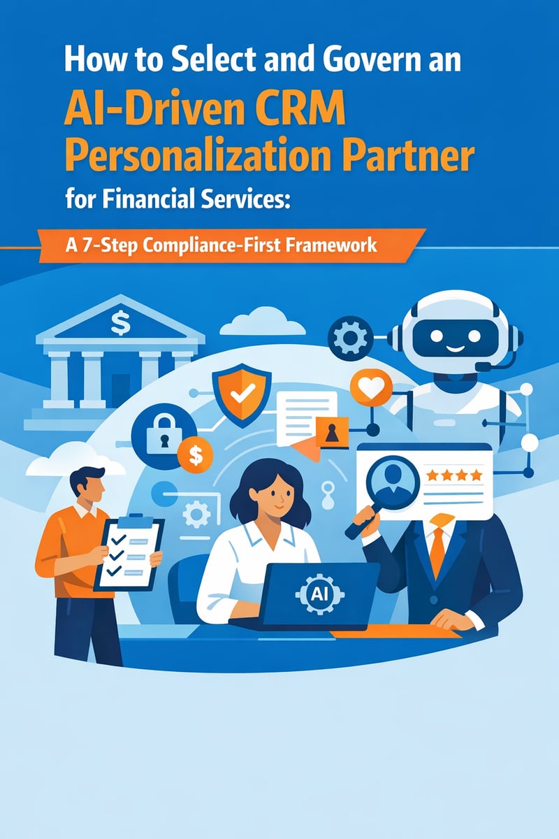 How to Select and Govern an AI-Driven CRM Personalization Partner for Financial Services: A 7-Step Compliance-First Framework