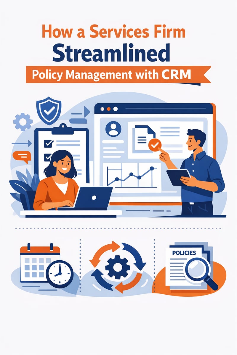 How a Services Firm Streamlined Policy Management with CRM
