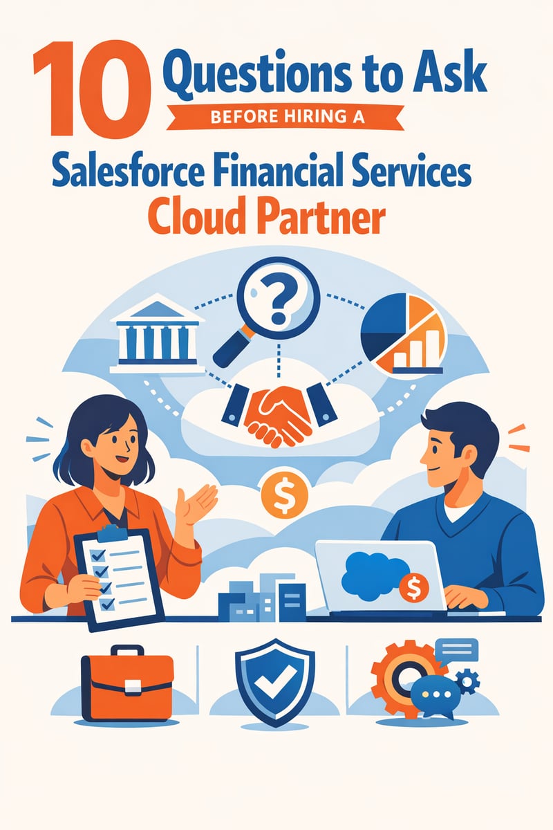 10 Questions to Ask Before Hiring a Salesforce Financial Services Cloud Partner