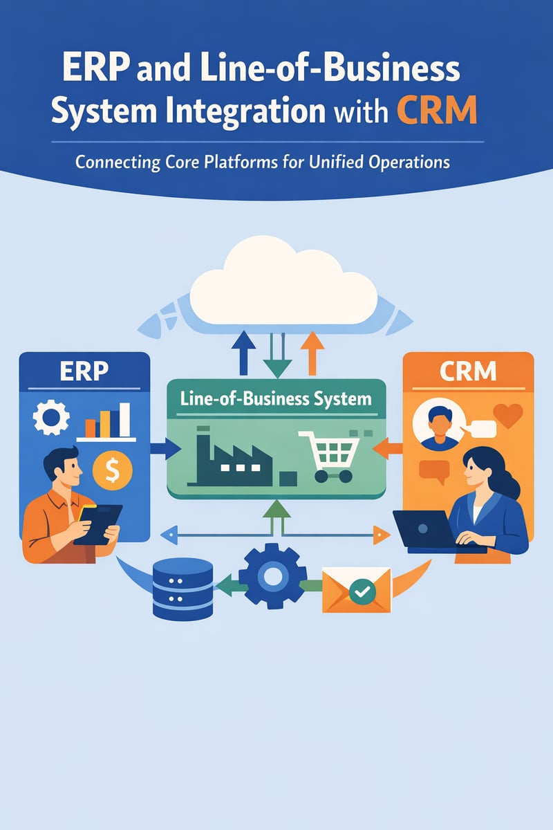 ERP and Line-of-Business System Integration with CRM: Connecting Core Platforms for Unified Operations