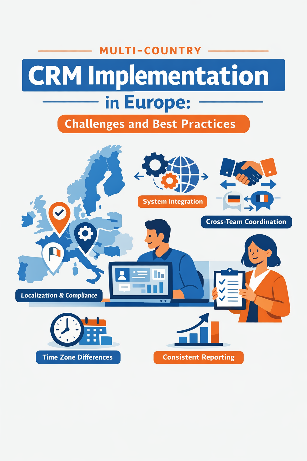 Multi-Country CRM Implementation in Europe: Challenges and Best Practices