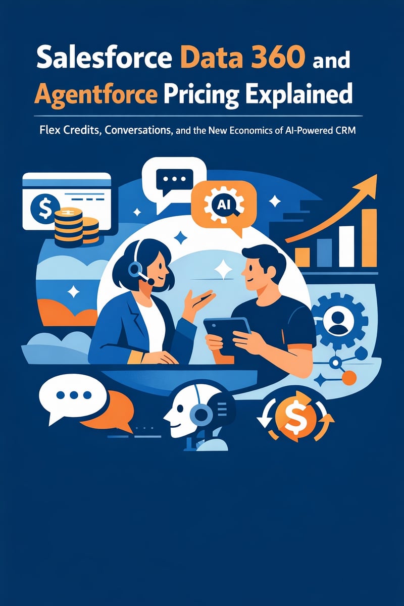 Salesforce Data 360 and Agentforce Pricing Explained: Flex Credits, Conversations, and the New Economics of AI-Powered CRM