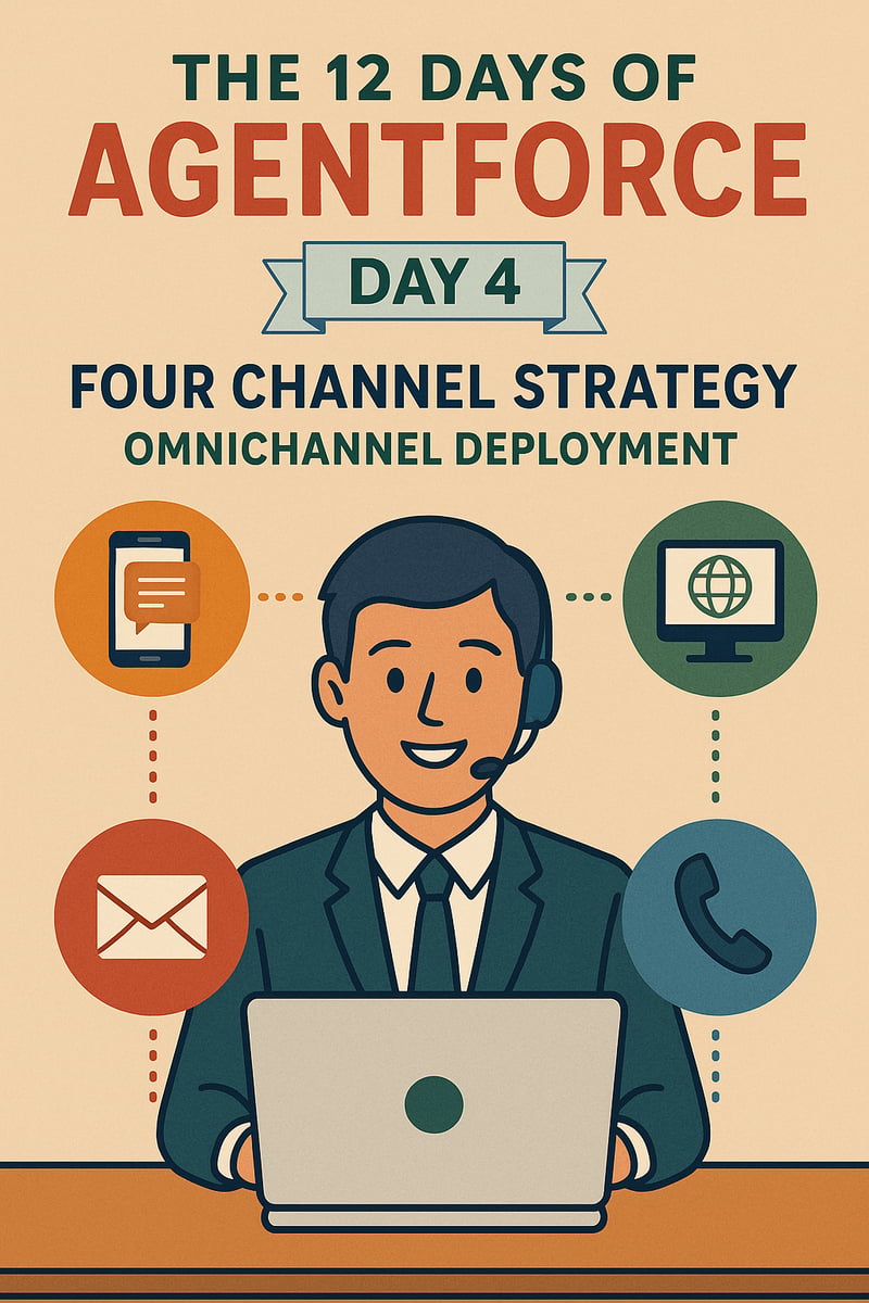 The 12 Days of Agentforce Day 4: Four Channel Strategy - Omnichannel Deployment