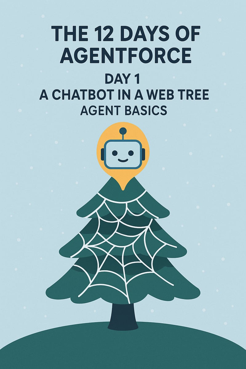 The 12 Days of Agentforce Day 1: A Chatbot in a Web Tree - Agent Basics