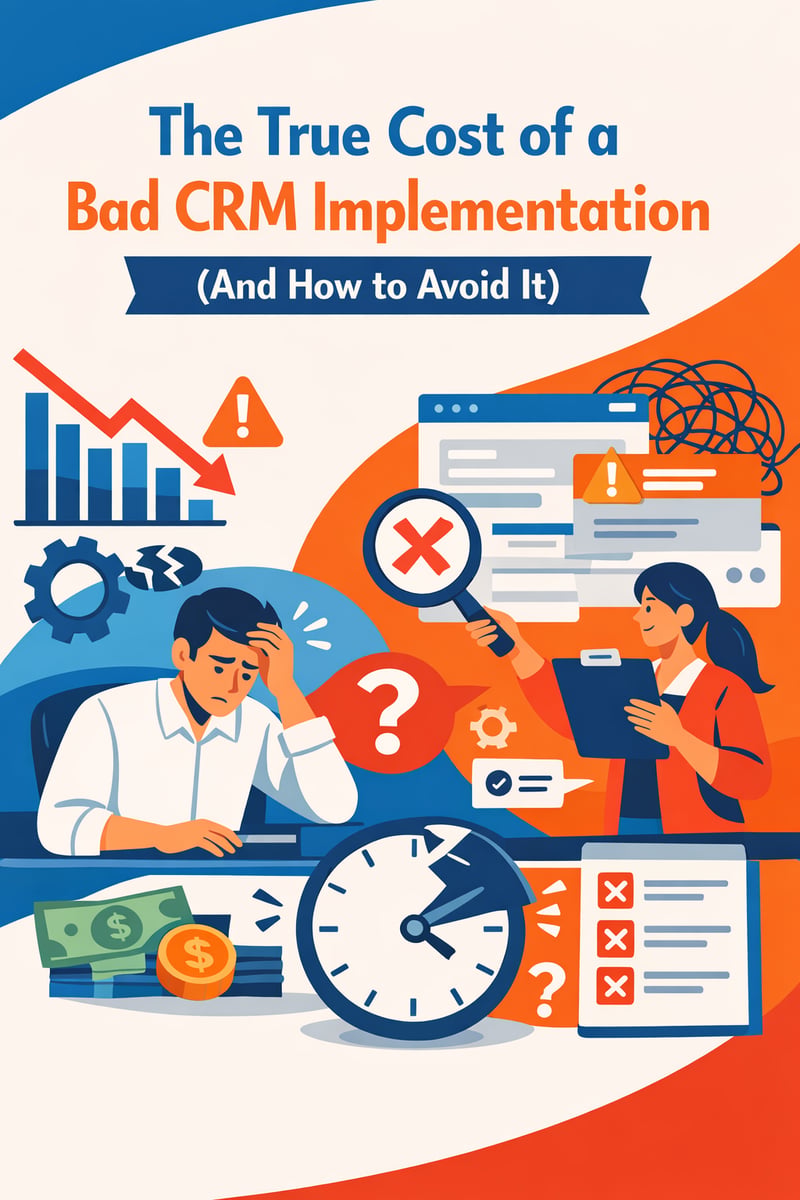 The True Cost of a Bad CRM Implementation (And How to Avoid It)