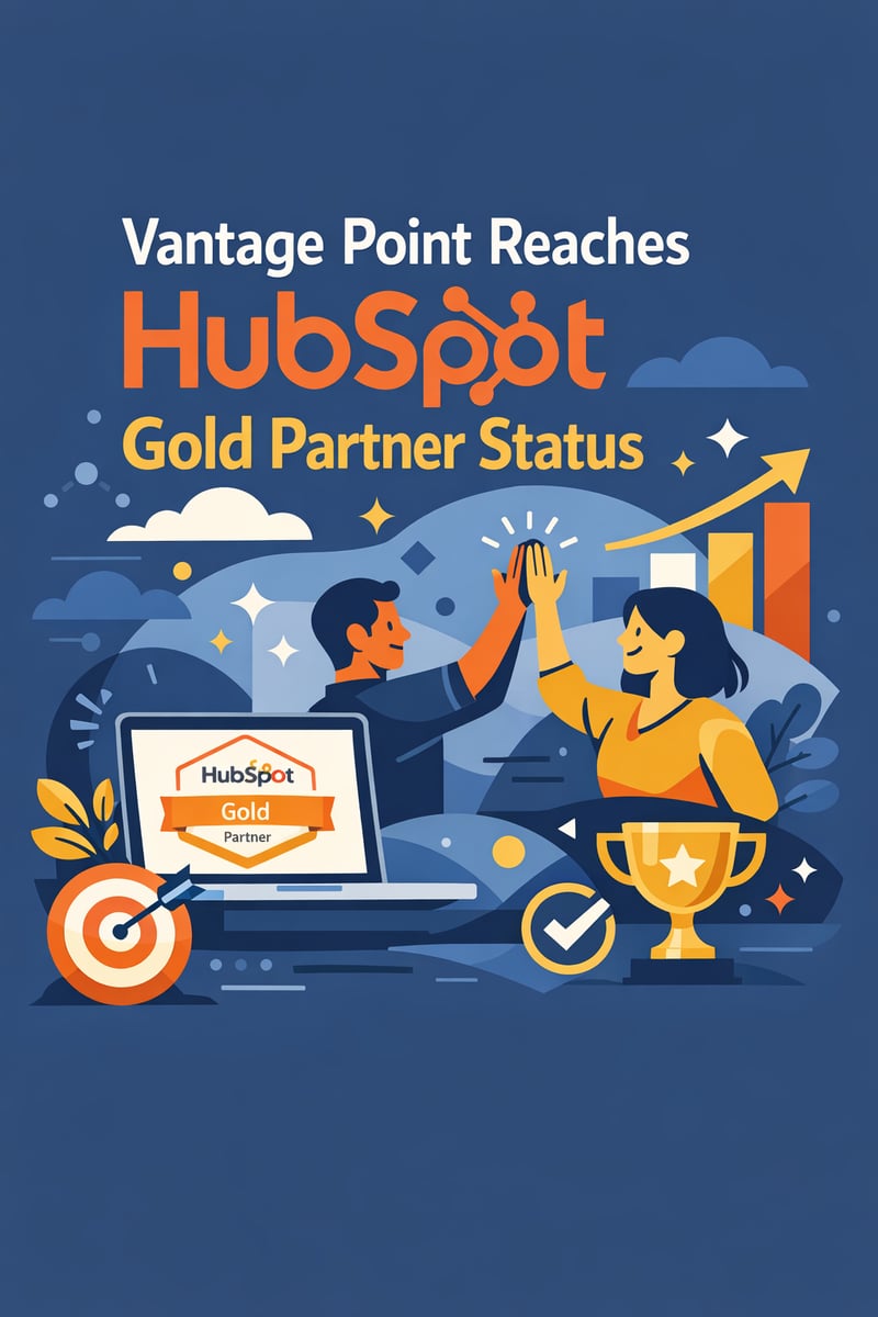 Vantage Point Reaches HubSpot Gold Partner Status
