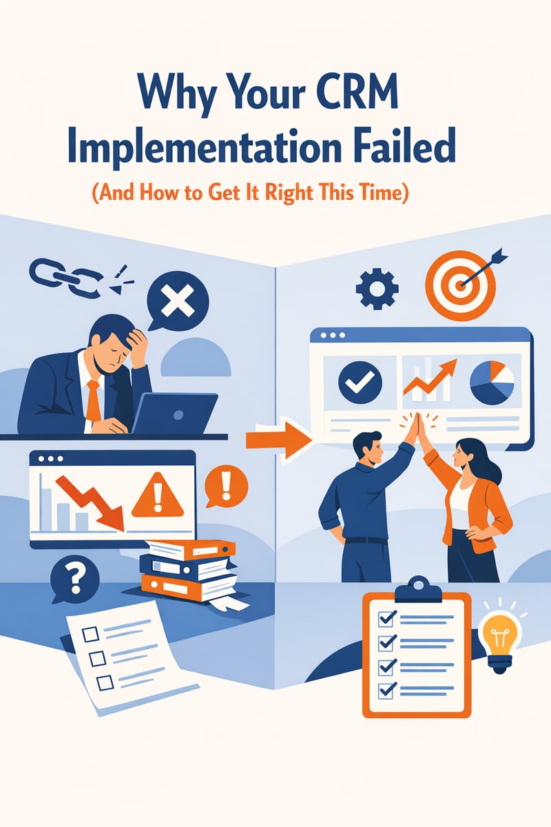 Why Your CRM Implementation Failed (And How to Get It Right This Time)