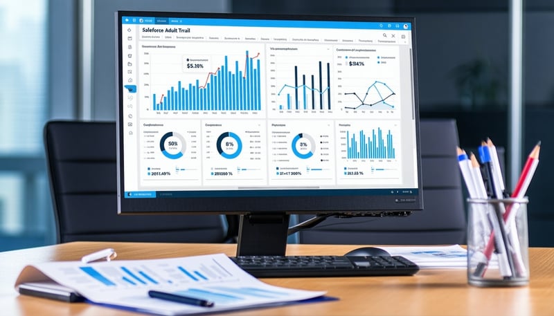 An image of financial professionals analyzing data