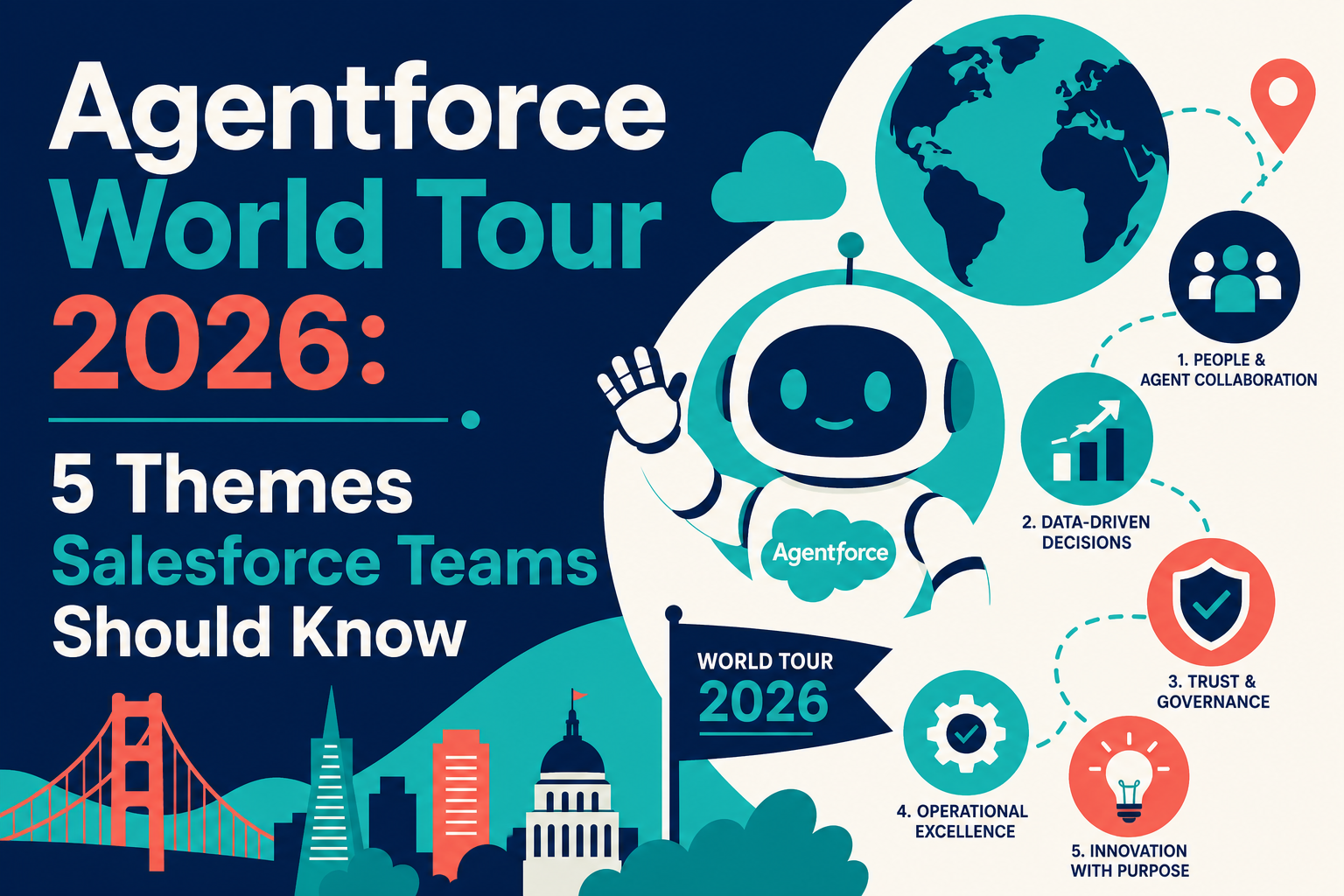 Agentforce World Tour 2026: 5 Themes Salesforce Teams Should Know