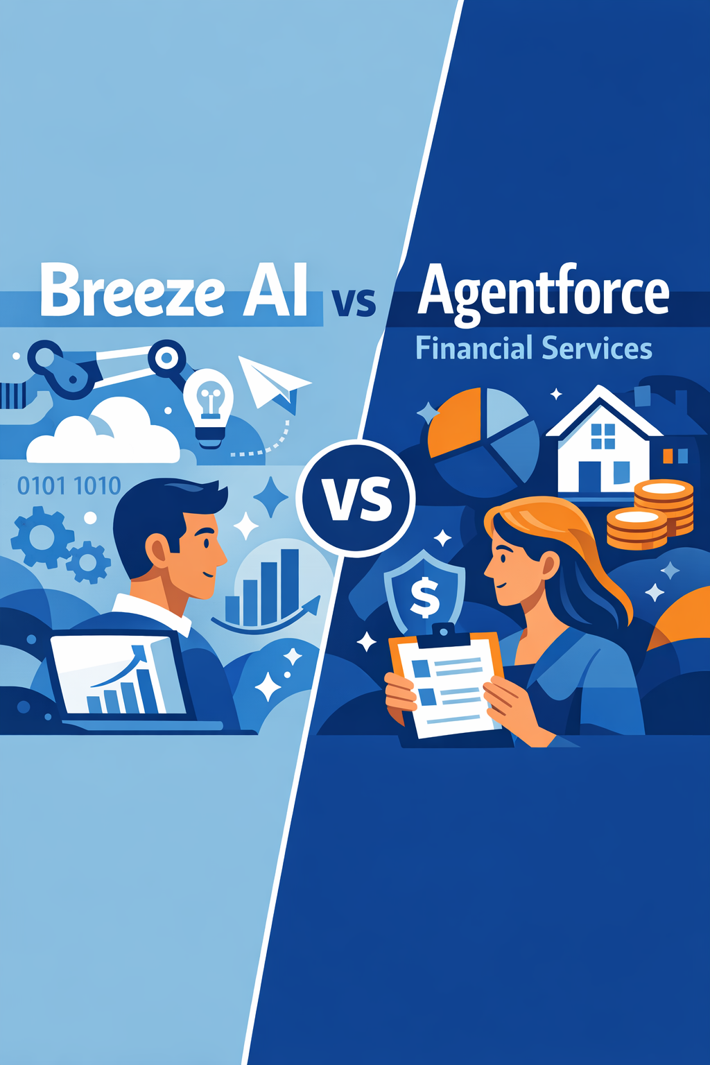 Breeze AI vs Agentforce for Financial Services