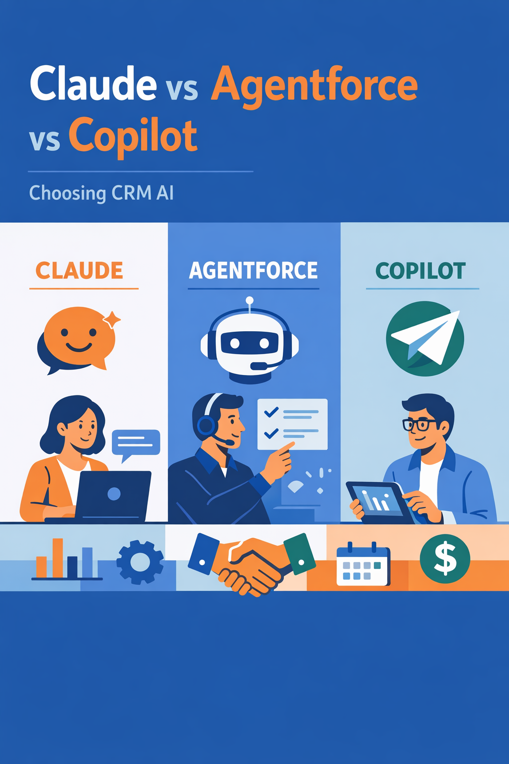 Claude vs Agentforce vs Copilot: Choosing CRM AI