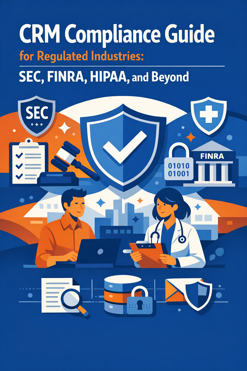 CRM Compliance Guide for Regulated Industries: SEC, FINRA, HIPAA, and Beyond