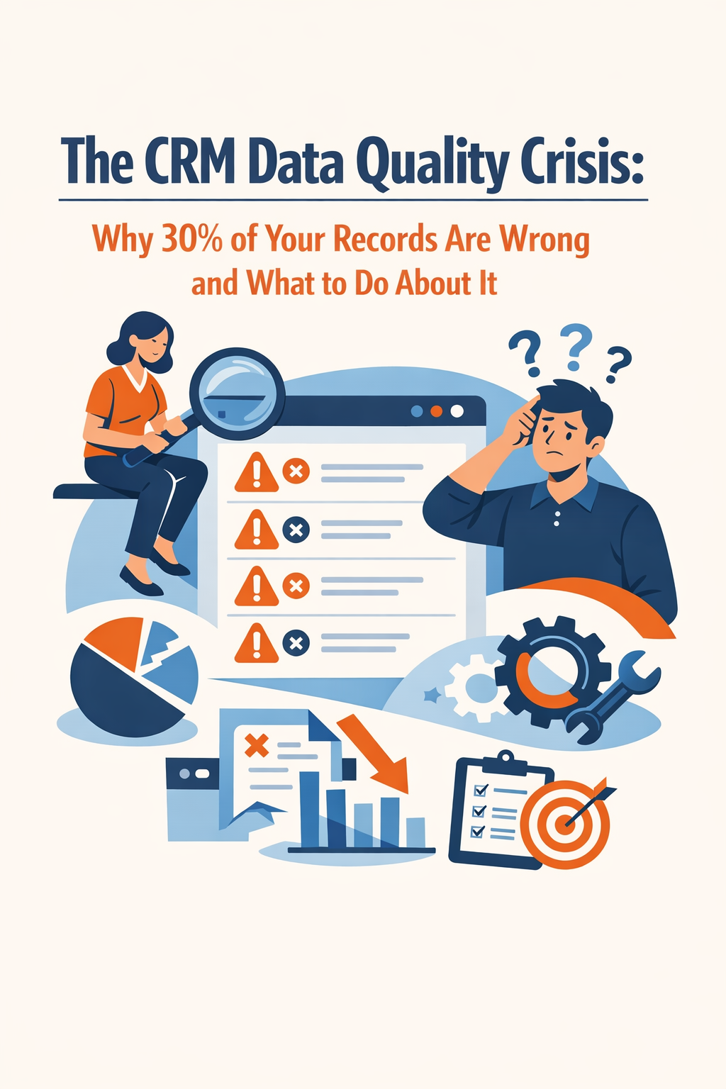 The CRM Data Quality Crisis: Why 30% of Your Records Are Wrong and What to Do About It