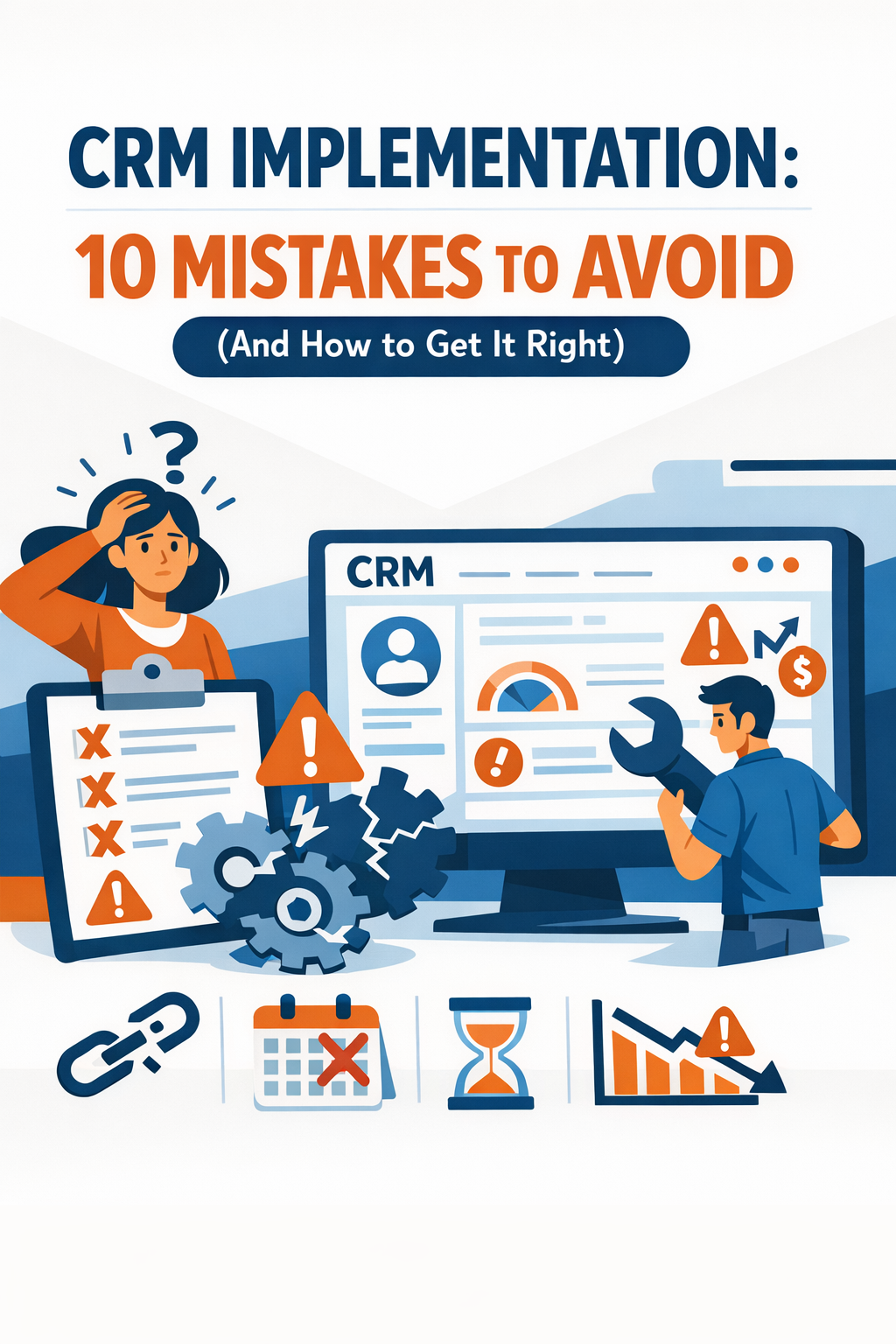 CRM Implementation: 10 Mistakes to Avoid (And How to Get It Right)