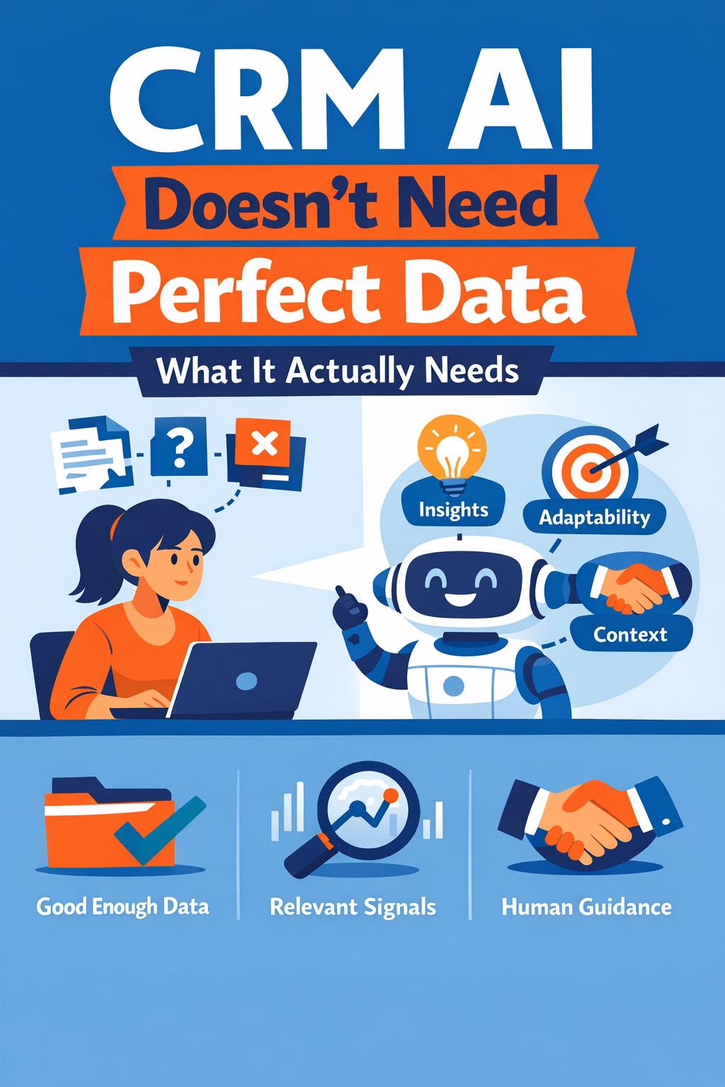 CRM AI Doesn't Need Perfect Data: What It Actually Needs