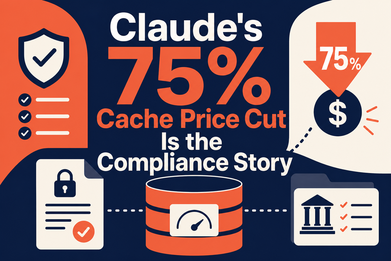 Claude's 75% Cache Price Cut Is the Compliance Story