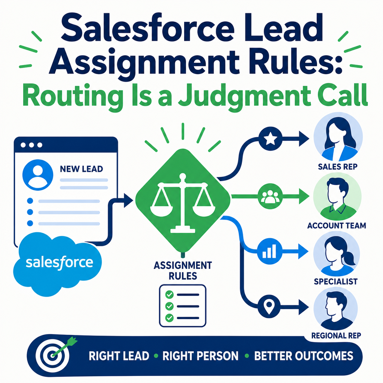 Salesforce Lead Assignment Rules: Routing Is a Judgment Call