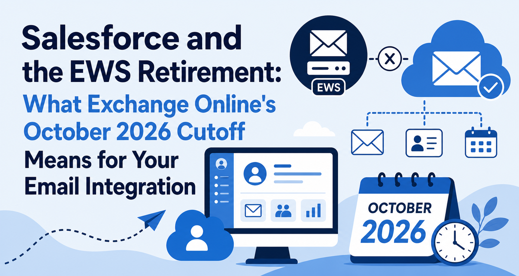 Salesforce and the EWS Retirement: What Exchange Online's October 2026 Cutoff Means for Your Email Integration