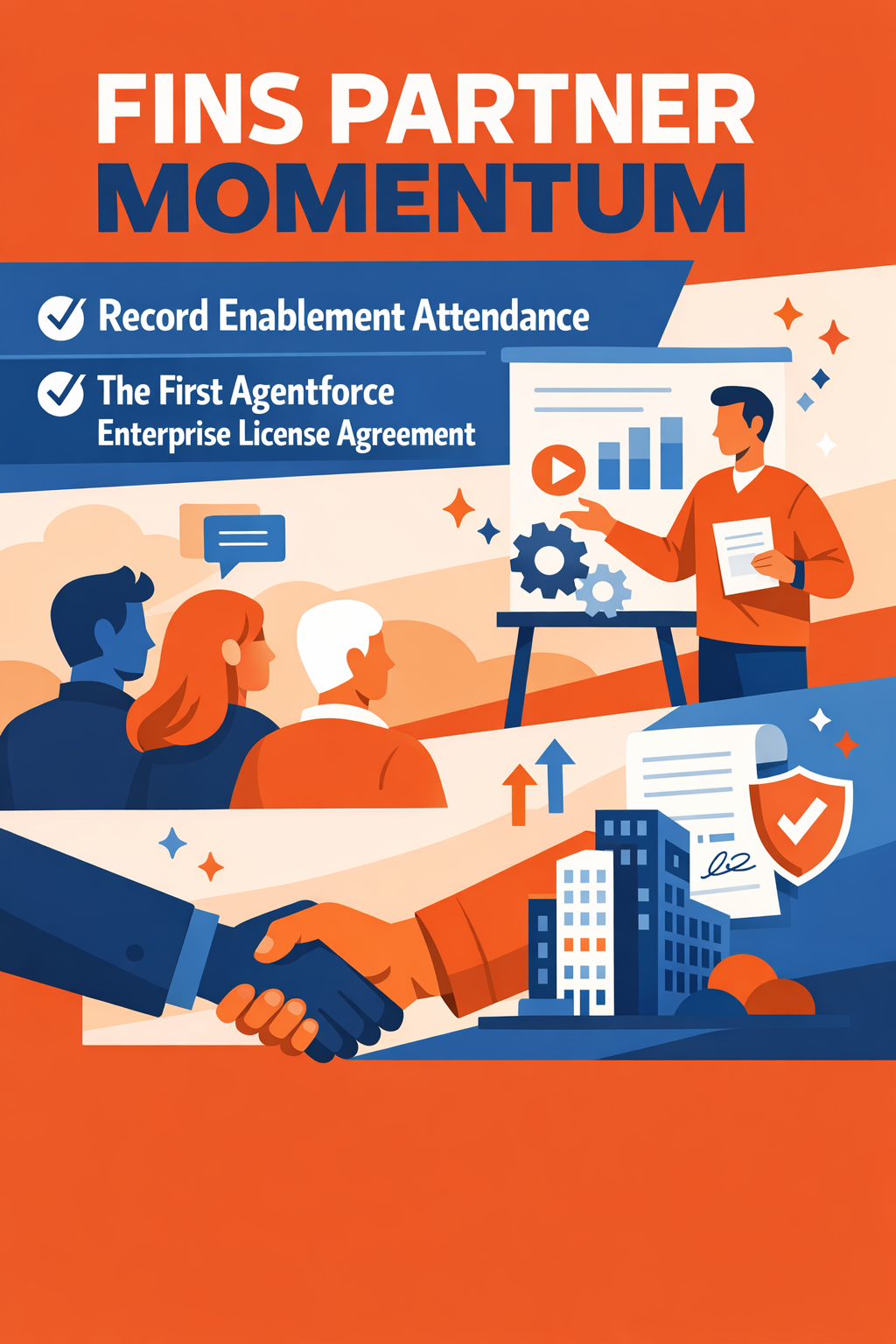 FINS Partner Momentum: Record Enablement Attendance and the First Agentforce Enterprise License Agreement