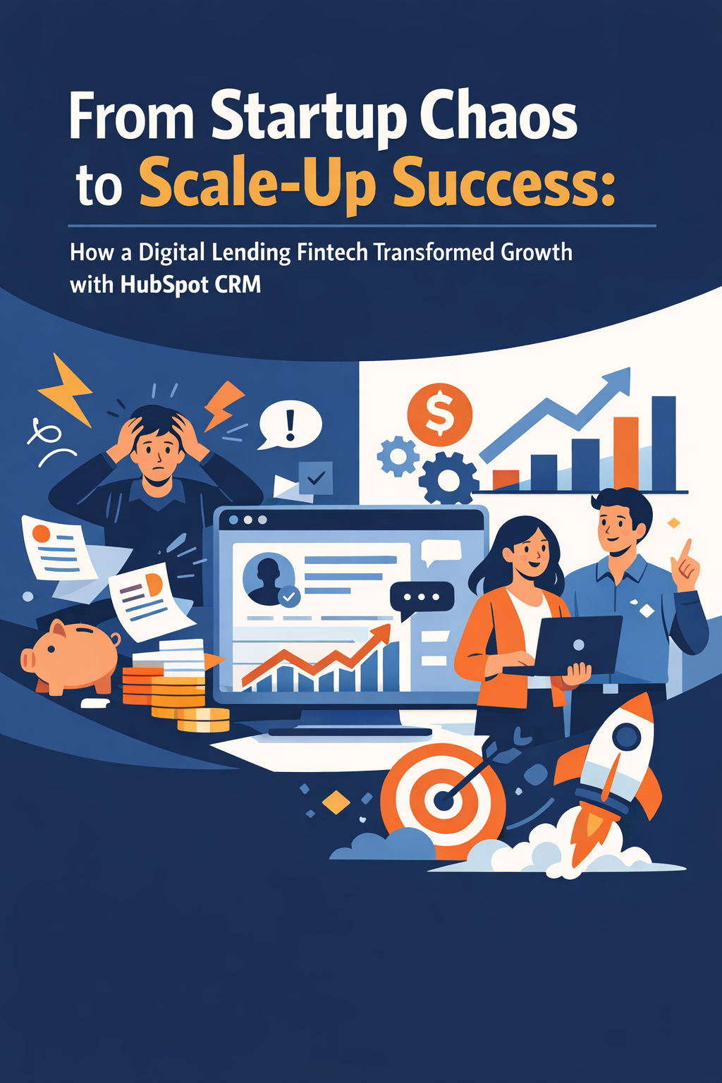 From Startup Chaos to Scale-Up Success: How a Digital Lending Fintech Transformed Growth with HubSpot CRM