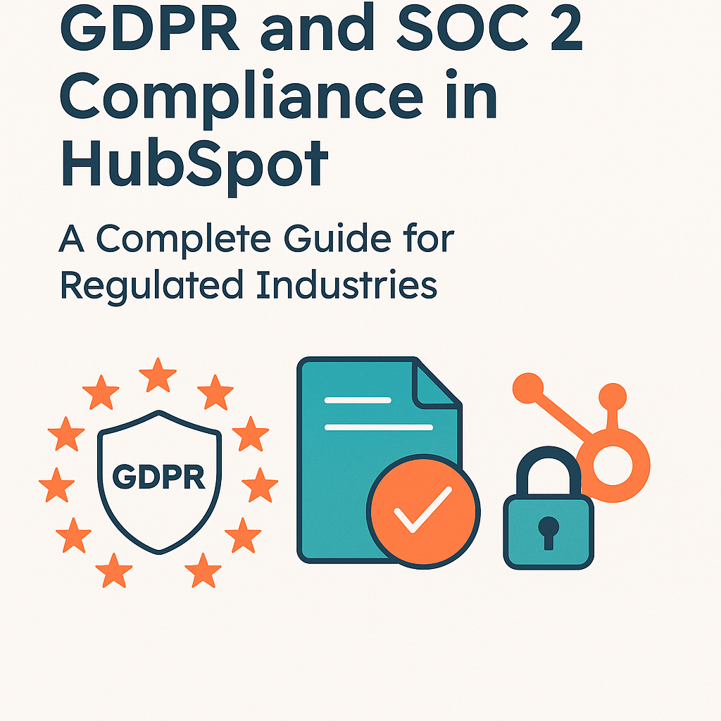 GDPR and SOC 2 Compliance in HubSpot: A Complete Guide for Regulated Industries