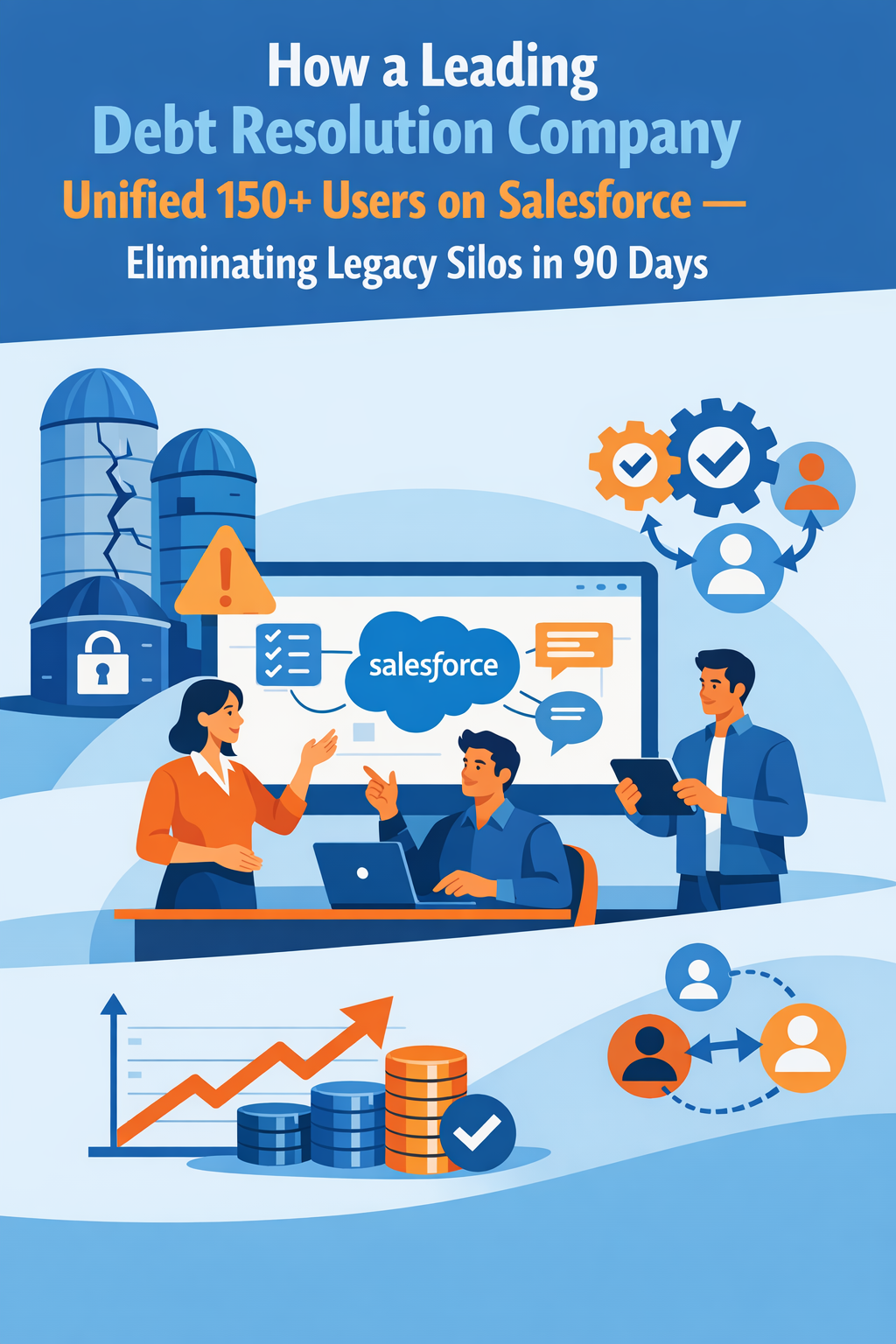 How a Leading Debt Resolution Company Unified 150+ Users on Salesforce — Eliminating Legacy Silos in 90 Days