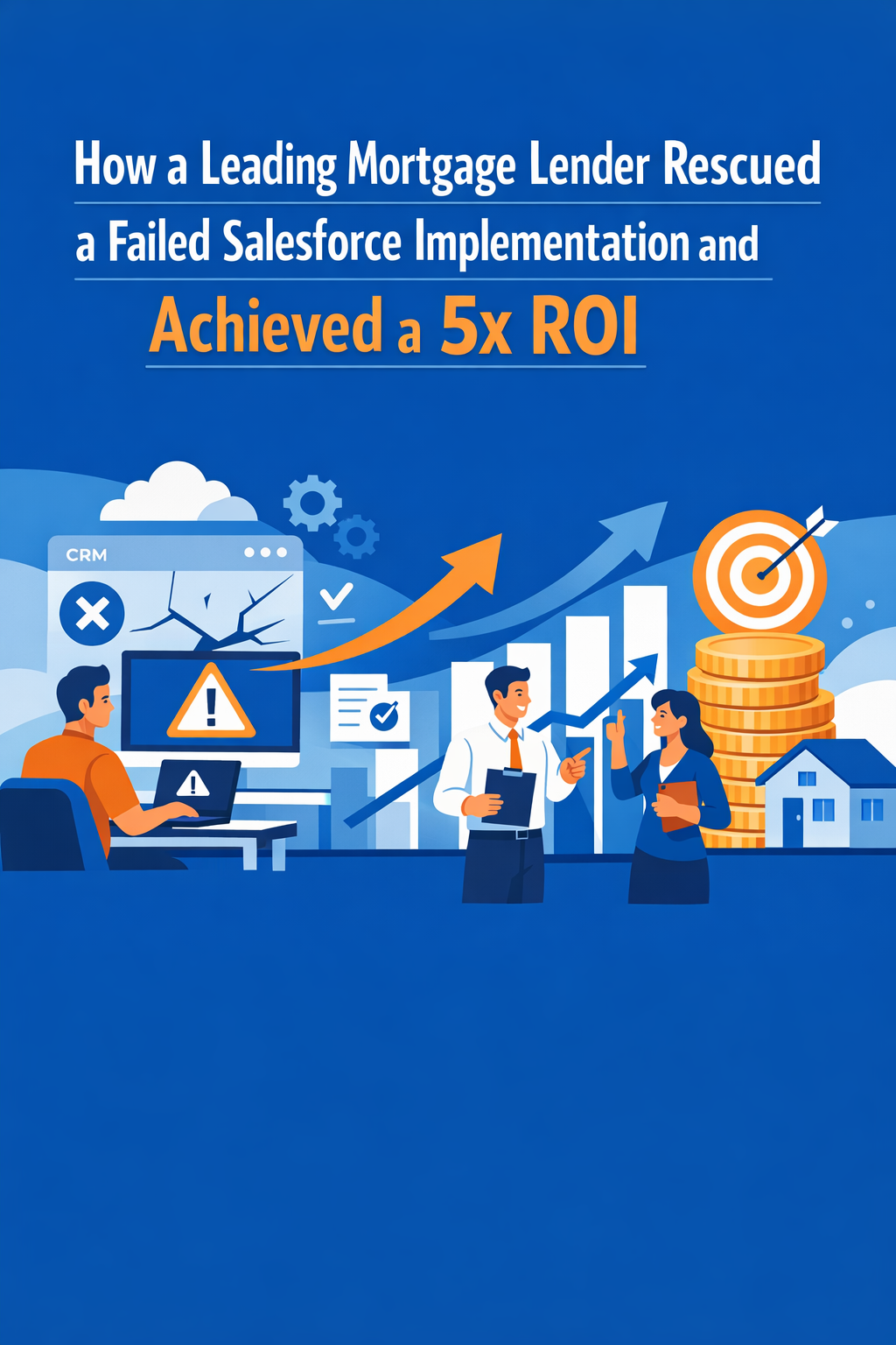 How a Leading Mortgage Lender Rescued a Failed Salesforce Implementation and Achieved a 5x ROI