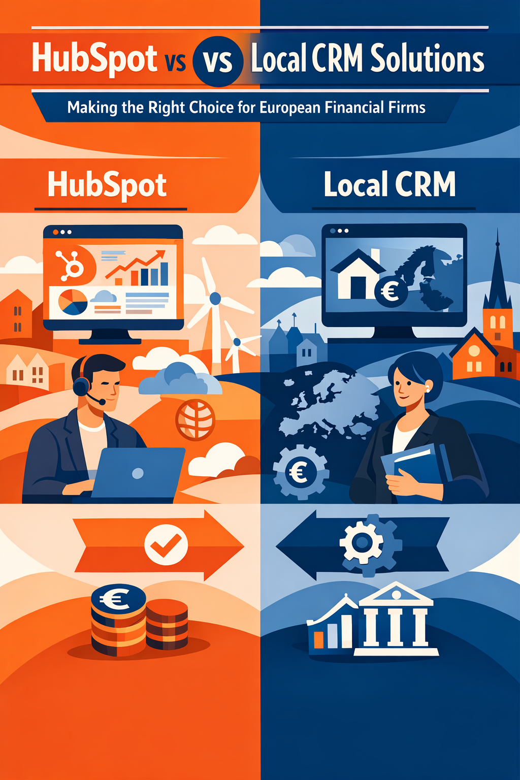 HubSpot vs Local CRM Solutions: Making the Right Choice for European Financial Firms
