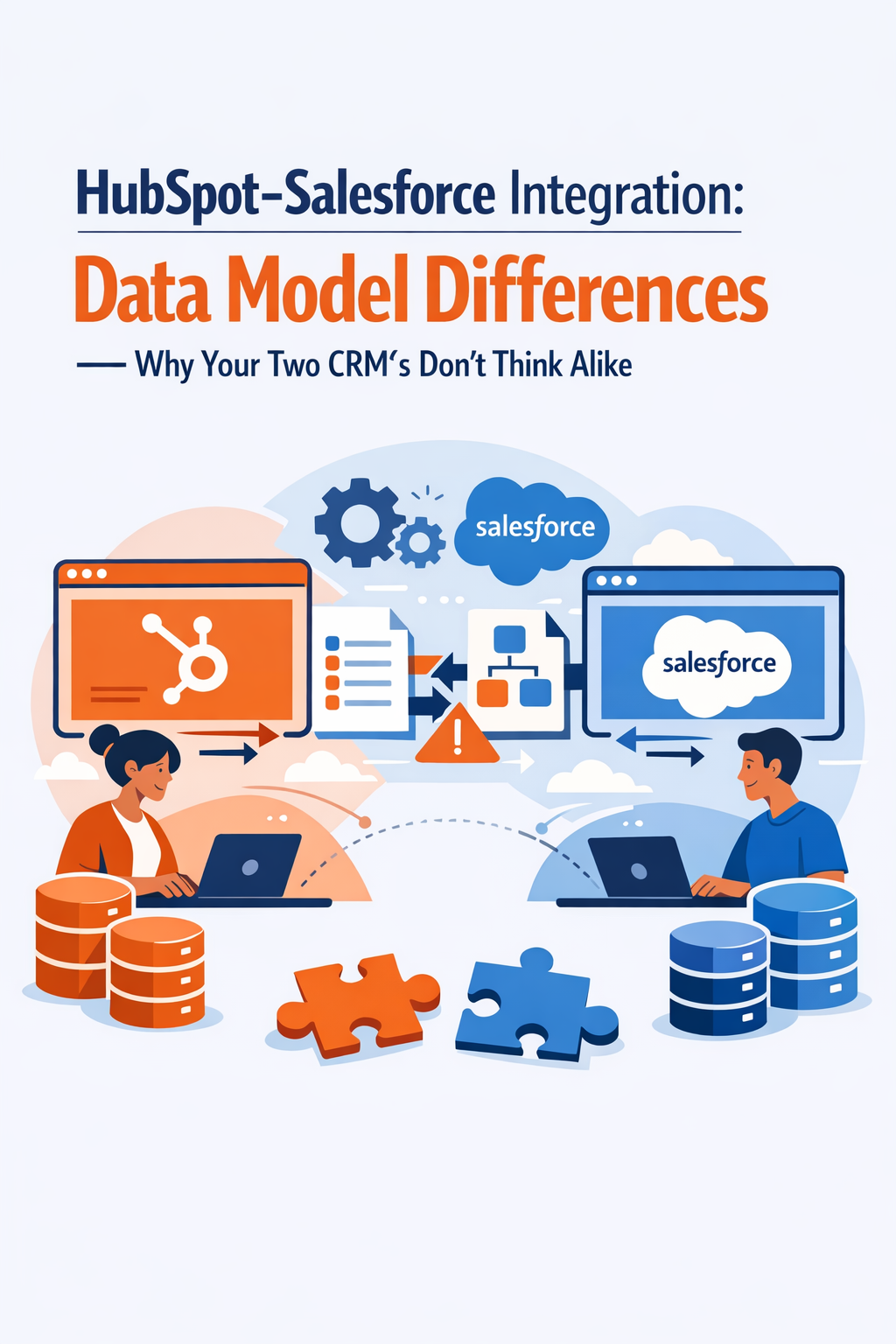 HubSpot-Salesforce Integration: Data Model Differences — Why Your Two CRMs Don't Think Alike