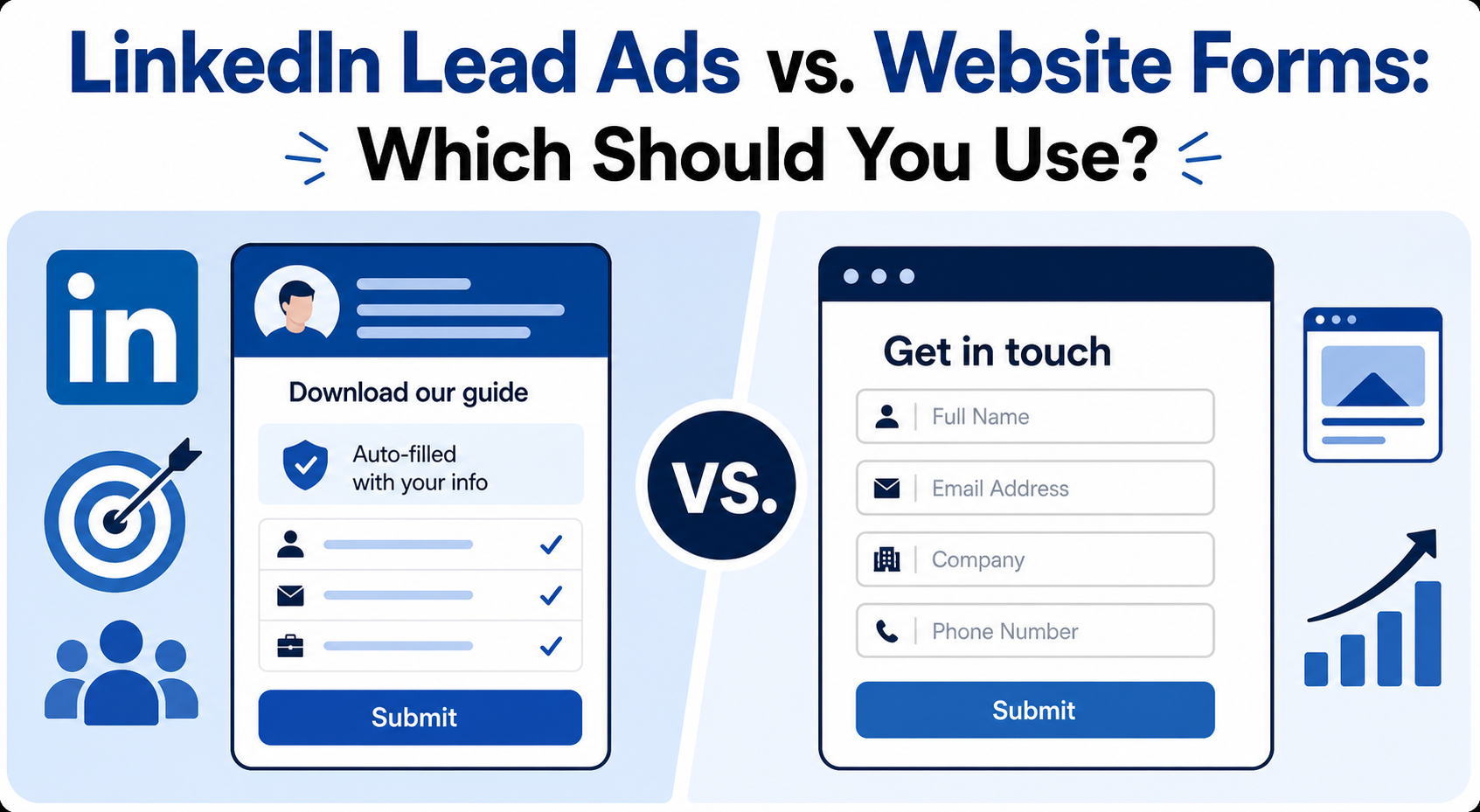 LinkedIn Lead Ads vs. Website Forms: Which Should You Use?