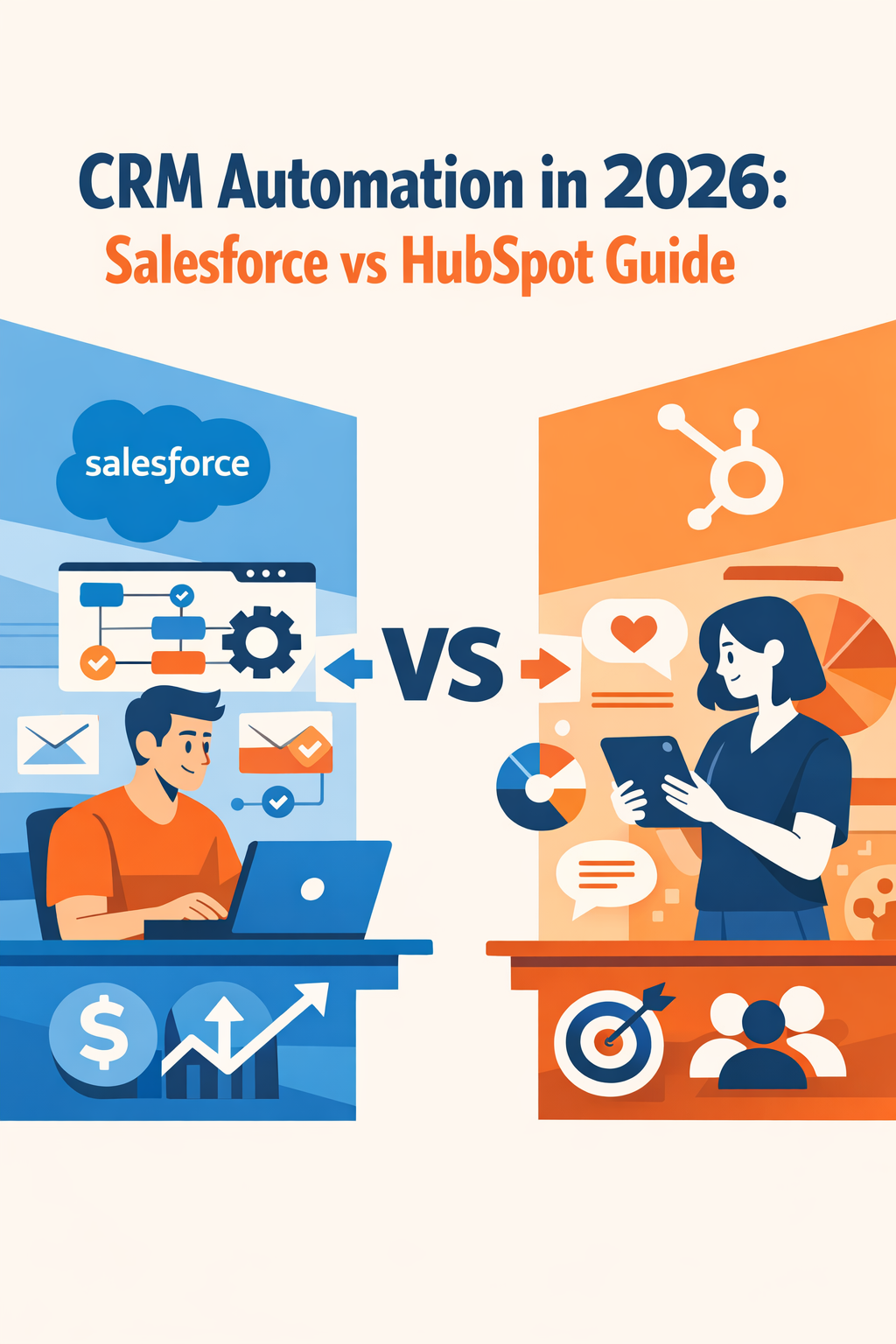 CRM Automation in 2026: Salesforce vs HubSpot Guide