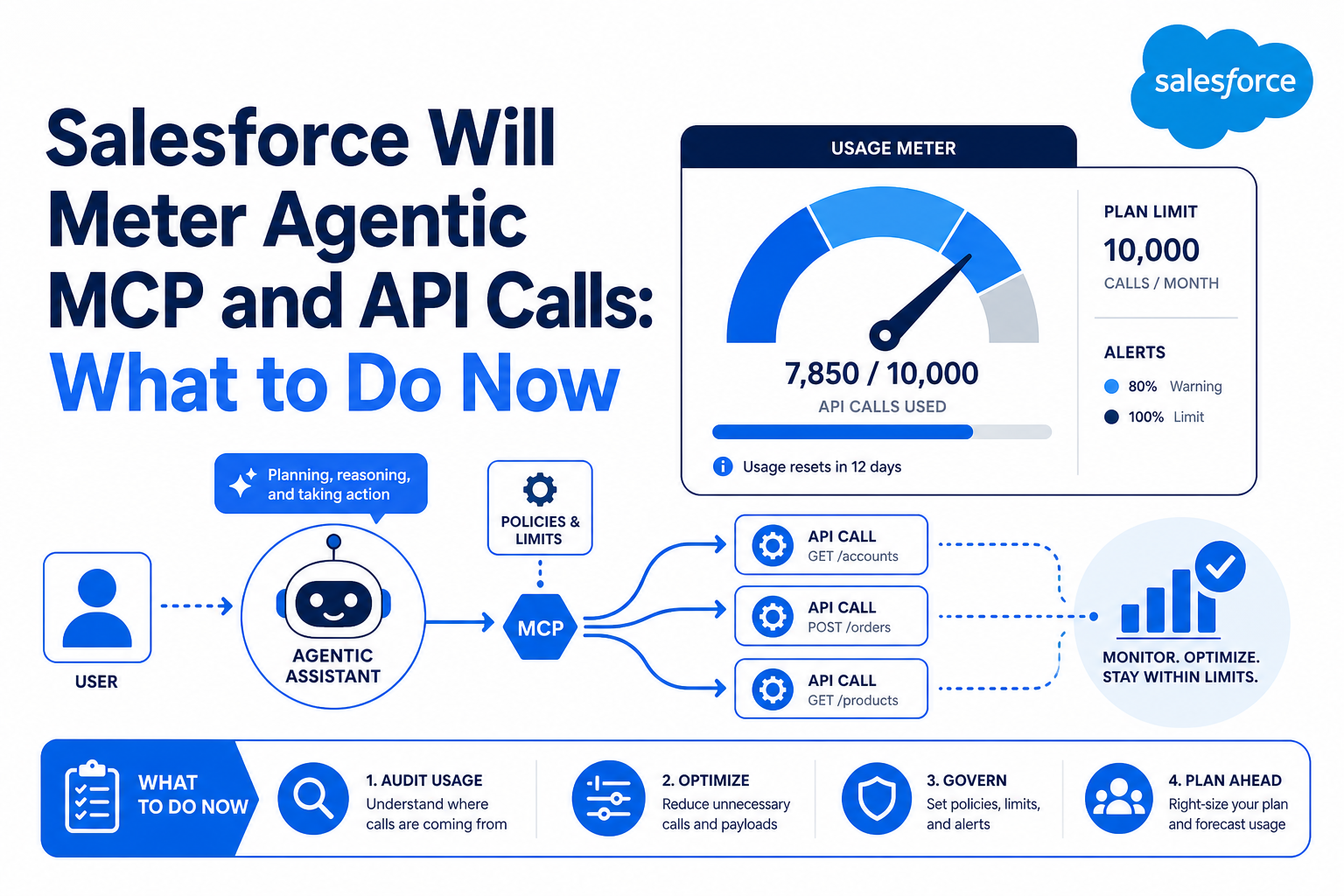 Salesforce Will Meter Agentic MCP and API Calls: What to Do Now