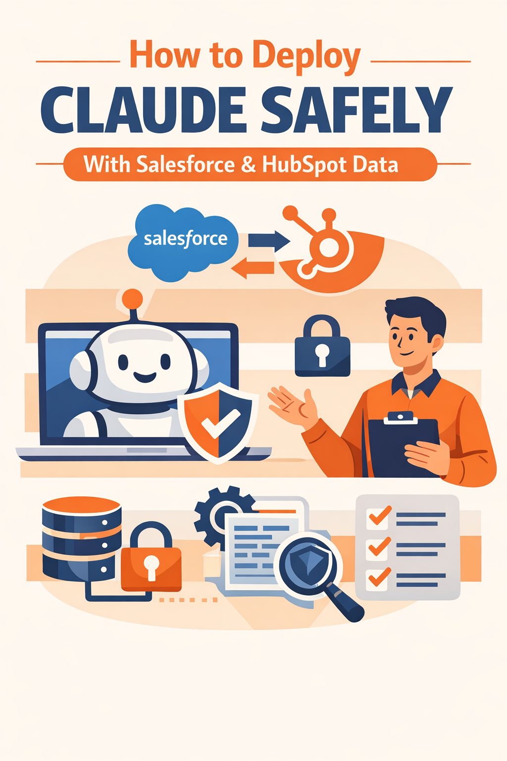 How to Deploy Claude Safely With Salesforce & HubSpot Data