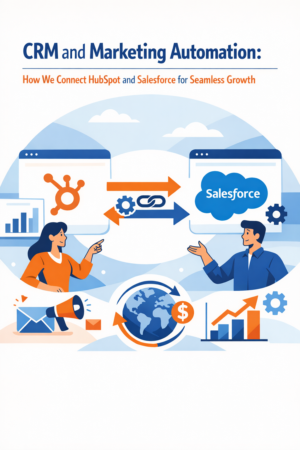 CRM and Marketing Automation: How We Connect HubSpot and Salesforce for Seamless Growth