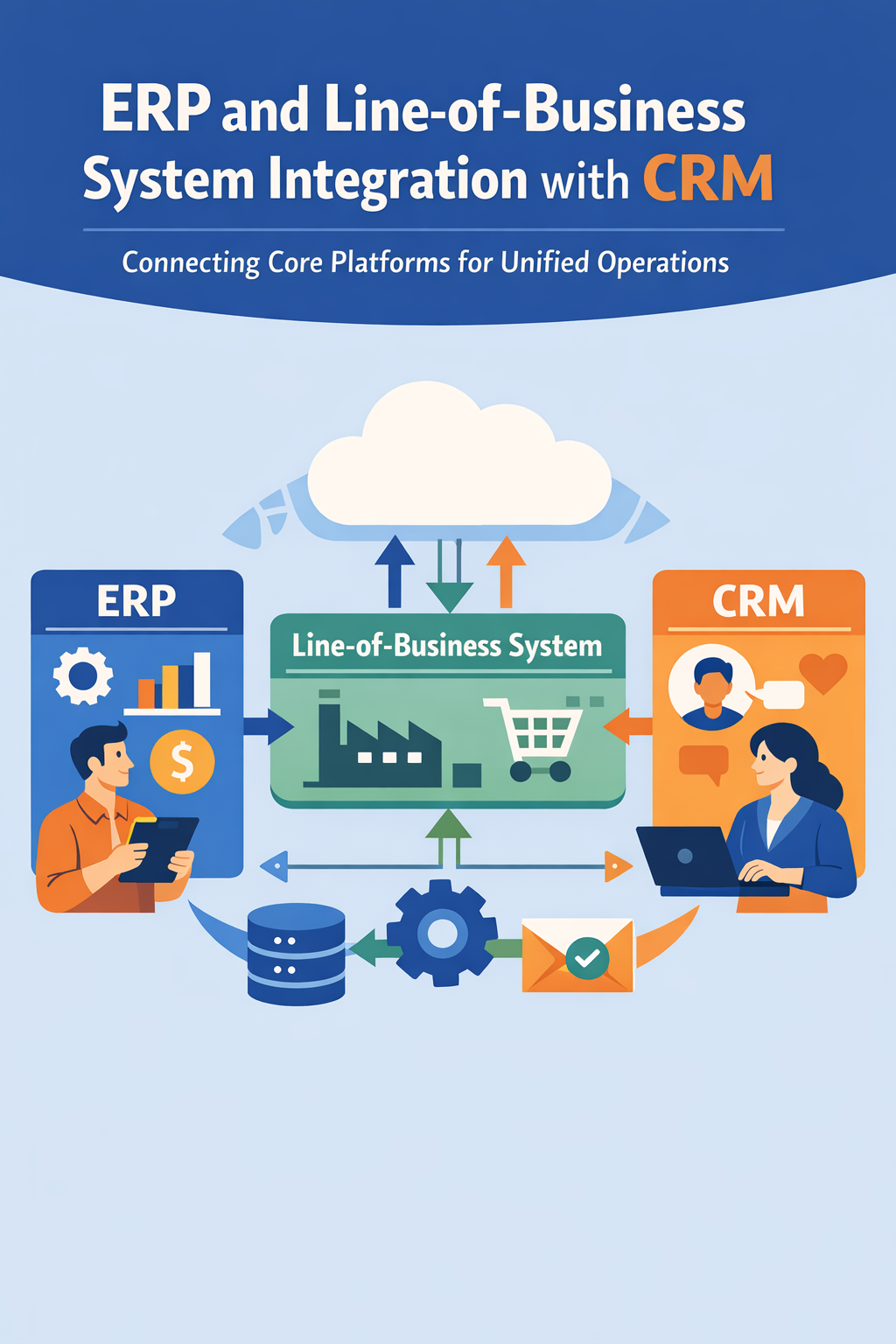 ERP and Line-of-Business System Integration with CRM: Connecting Core Platforms for Unified Operations