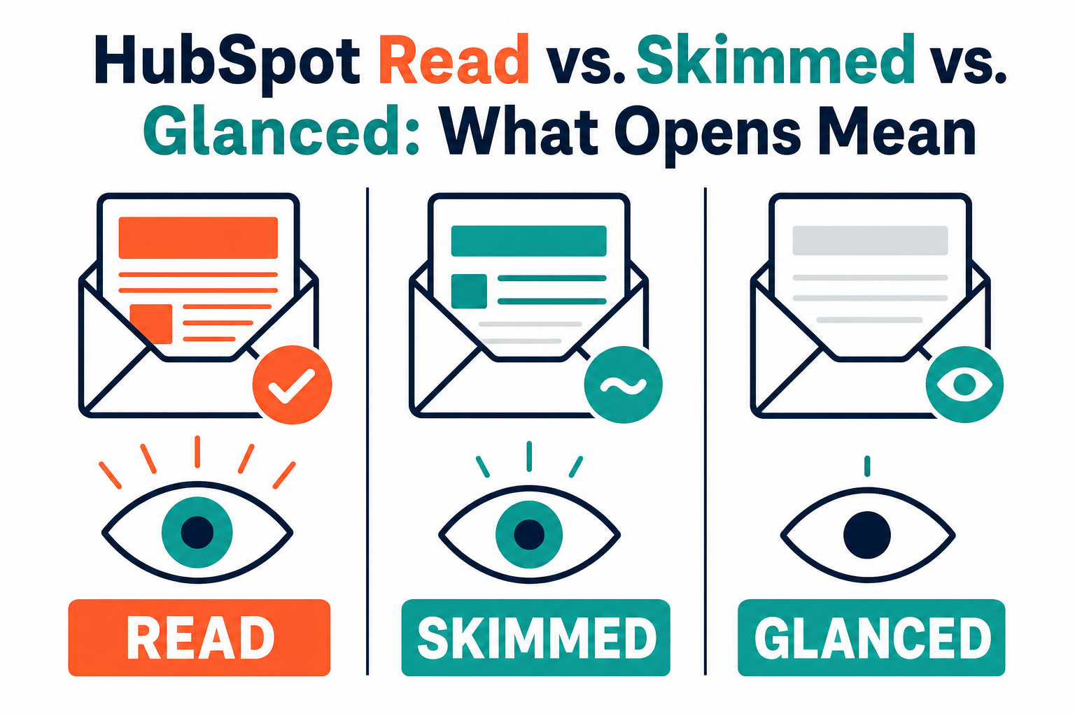 HubSpot Read vs. Skimmed vs. Glanced: What Opens Mean