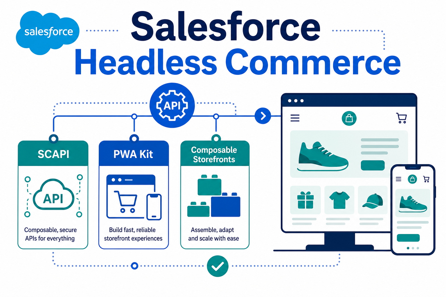 Salesforce Headless Commerce: SCAPI, PWA Kit, Composable Storefronts