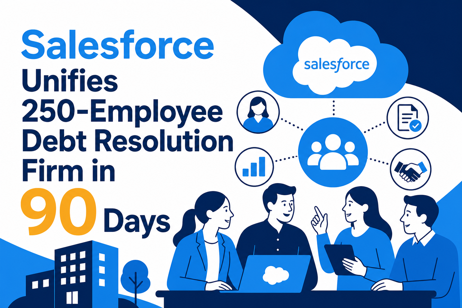 Salesforce Unifies 250-Employee Debt Resolution Firm in 90 Days
