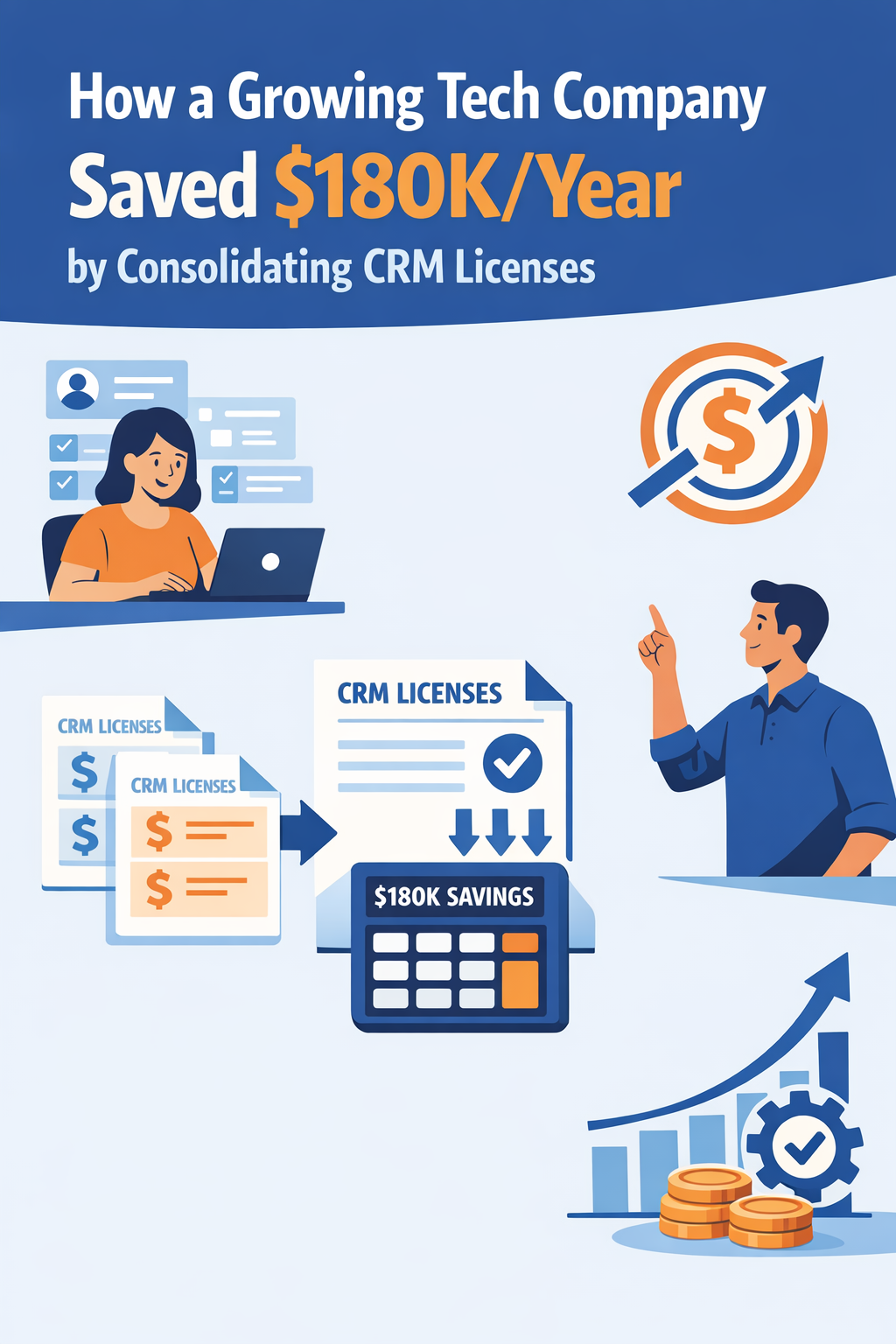 How a Growing Tech Company Saved $180K/Year by Consolidating CRM Licenses