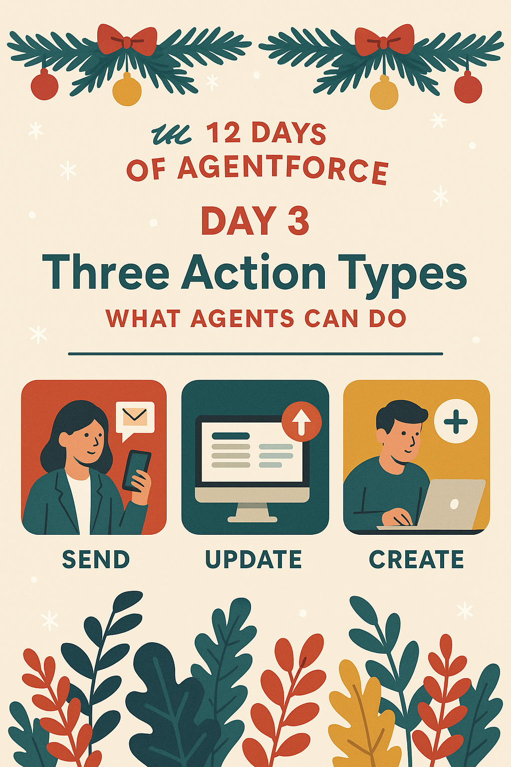 The 12 Days of Agentforce Day 3: Three Action Types - What Agents Can Do